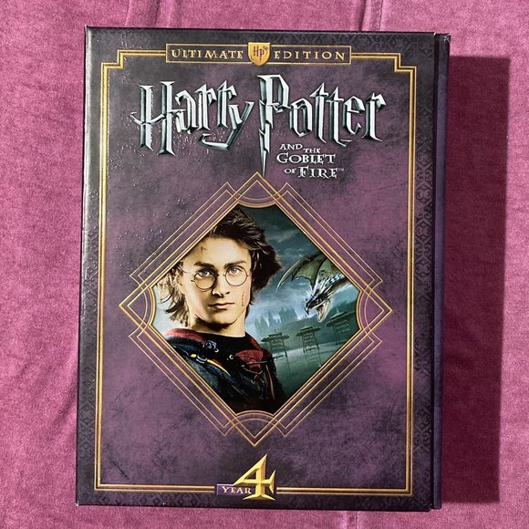 Harry Potter & the Goblet of Fire Year 4, Three-Disc Ultimate Edition DVD Set - Picture 1 of 9